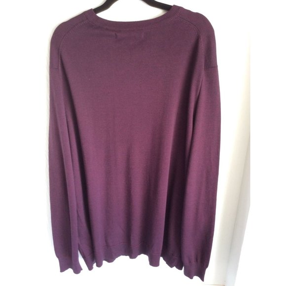 NWT, Perry Ellis, Men’s V Neck Sweater, Size 2XLT, Orig Msrp $89 - Picture 6 of 9